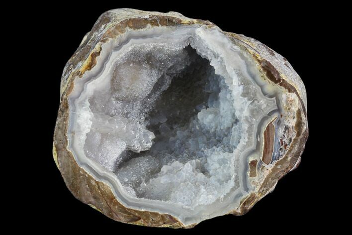 Crystal Filled Dugway Geode (Polished Half) #121663